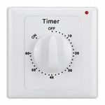 Elektromos kapcsoló időzítővel Időzítők timer fürdőszobai ventilátor fényidőzítő fotó