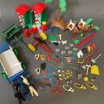 Vegyes retro Schenk csomag: teve, pálmafa, őrbódé, ágyú, pajzsok, figurák, stb. fotó