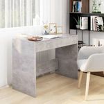 betonszürke szerelt fa íróasztal 101x50x76, 5 cm fotó