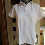 H&M fehér lányka/női galléros pamut póló S/M/L P6/3 0525 fotó