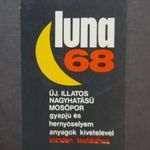 Kártyanaptár - Növényolajipar * luna '68 1970 fotó