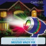 Új! Eredeti Star Shower mozgó+fix lézerfény díszvilágítás fényvető karácsonyi fények lézer lámpa fotó