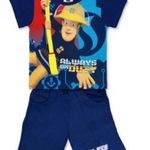 Fireman Sam, Sam a tűzoltó 2 részes fiú nyári szett sötétkék (Méret: 128) fotó