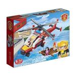 Banbao tűzoltó csapat helikopter építő játék szett fotó