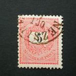 Magyarország 1889 Feketeszámú 5 kr. E 12: 11 3/4 Nezsider, Gudlin min.50 D fotó