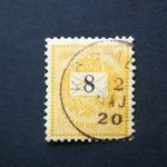 Magyarország 1889 Feketeszámú 8 kr. E 12: 11 3/4 Körme(nd), D fotó