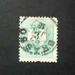Magyarország 1890 Színesszámú 3 kr. E 12: 11 3/4 Brassó, elfogazva D fotó