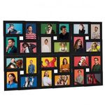 fekete MDF fényképkeretszett 24 db 13 x 18 cm-es képhez fotó