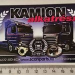 C2 kártyanaptár Közlekedés teherautó kamion Scania 2015 fotó