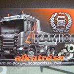 C2 kártyanaptár Közlekedés teherautó kamion Scania 2018 fotó