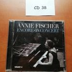 újszerű, Annie Fischer - Encore - In concert, CD38 fotó