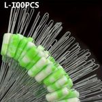 100 db gumi úszóütköző, távtartó gyöngyök #Zöld - L fotó