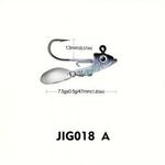 5db Jig Head szabadon álló szöges horog pergetőkanállal #A - 7, 5 G fotó