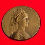Erzsébet Királyné-A Magyar Állam Pavilonja bronz emlékérem fotó