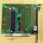 Logitech bus mouse, buszegér vezérlő kártya, 1990, retro, isa, 8 bit fotó