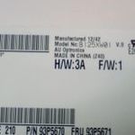 B125XW01 V.0 IBM Lenovo FRU 93P5671 IPS 12, 5" WXGA HD SLIM Matt LCD LED kijelző fotó