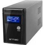 Armac Office 850E LCD 850VA / 480W Vonalinteraktív UPS Fekete (O/850E/LCD) fotó