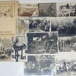 Kövér Gyula festőművész, önkéntes és tiszt Első Világháborús fényképei (25 db) , meghívó, boríték fotó