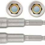 8x65mm mágneses dugókulcs fej csavarozóba 2db CrV fotó