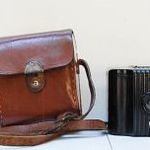Régi Amerikai Fényképezőgép 1934 - 1941. Kodak Baby Brownie 127 Art-Deco Bakelite. Gyűjtői darab.! fotó