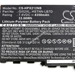 Helyettesítő akku HP típus GI02XL fotó