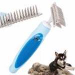 Nagy kutya- és macskaszőr vágószőrkefe - trimmer comb brush fotó