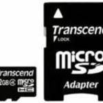 Transcend 32GB microSDHC Class 10 + adapterrel fotó