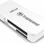 Transcend RDF5 USB3.0 Card Reader White fotó