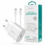 Devia hálózati töltő adapter Type-C bemenettel + Type-C - Type-C adatkábel - 25W- Devia Smart Series fotó