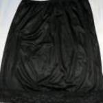 fekete nylon alsószoknya db: 76-116 cm h: 63 cm XL-s Amanda fotó