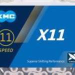 Kmc Lánc X11 11s 1/2 X 11/128 118l Ezüst/fekete - KMC fotó