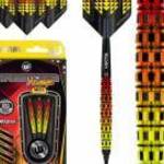 Dart szett soft Winmau Firestorm Flame Tapered 20g, 90% fotó
