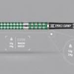 Darts szett TARGET steel, 24g, Agora Verde AV01, 90% wolfram fotó
