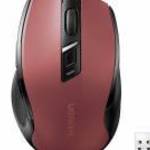 UGREEN MU006 Vezeték nélküli egér, 2, 4 GHz + Bluetooth 5.0 (piros) fotó