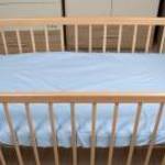 Bébi pamut gumis lepedő 60x120/70x140 fotó