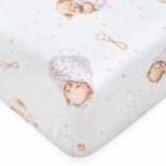 Pamut kiságyba való lepedő pamut New Baby Sweet teddy bear 120x60 cm pink - NEW BABY fotó