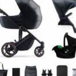 KINDERKRAFT SELECT Kombinált babakocsi 3in1 Prime 2 Venezian Black, Premium fotó
