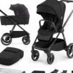 KINDERKRAFT SELECT Kombinált babakocsi Nea 2in1 Midnight Black, Premium fotó