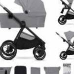 KINDERKRAFT Kombinált babakocsi Nea 2 2in1 Platinum Grey fotó