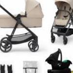 KINDERKRAFT Babakocsi kombinált 4 az 1-ben Newly Classic Beige + Mink PRO fotó