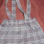 kockás kantáros szoknya 6 - 9 hó 68 - 74 cm Socute fotó
