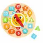 Tooky Toy Óra oktató puzzle fa játék fotó