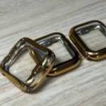 Apple Watch arany színű szilikon védőtok fotó