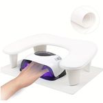Ergonomikus körömdíszítő párna - kényelmes kéz- és lábtámasz manikűrhöz fotó