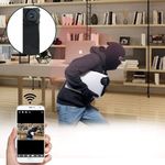 Vezeték nélküli akkumulátoros biztonsági kamera, mikrokamera, WiFi kapcsolattal fotó