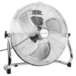 Nagy teljesítményű padló ventilátor 18"/45cm 200W -ezüst fotó