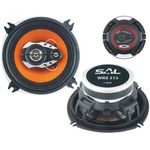 Autóhangszóró-pár, 130mm, 3 utas, 4ohm, 180W fotó