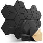 12db öntapadós akusztikus panel, fekete fotó