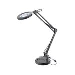 Extol Light nagyító LED lámpa, asztali, fekete, 7 W COB, 2400 Lm fotó