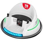 Elektromos gyermek dodzsem 6V, akku+távirányító, fehér fotó